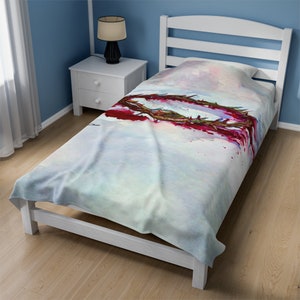 CROWN OF THORNS Velveteen Plush Blanket