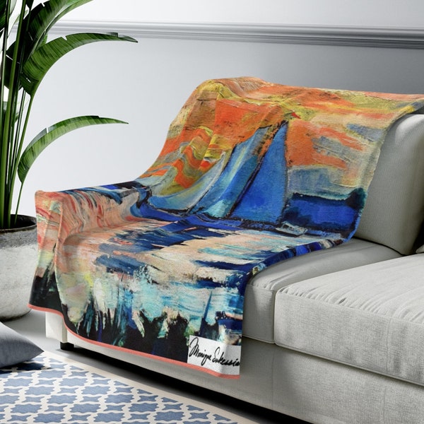 Sailboat Blanket Etsy