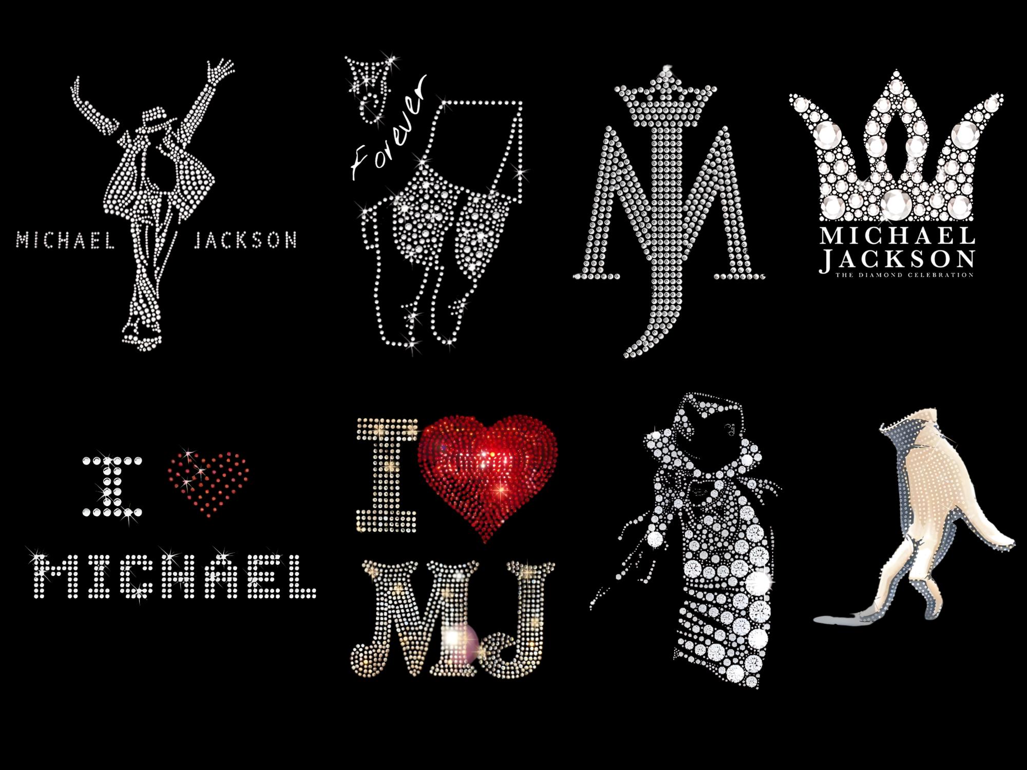 Rhinestone Michael Jackson Png, King of Pop PNG Bundle, 80s Music ...