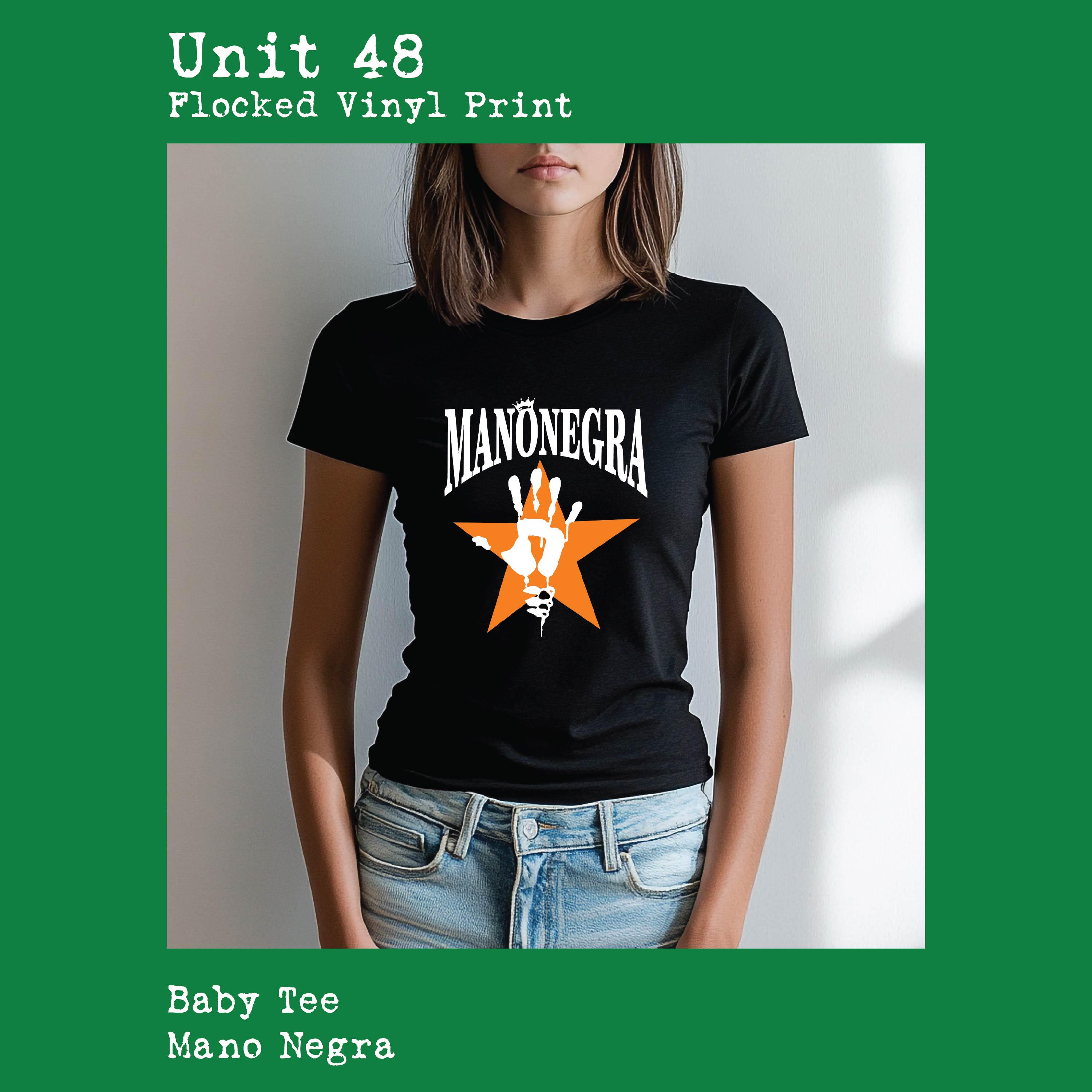90s Mano Negra マノネグラ Tシャツ ブラック バンドT フェード