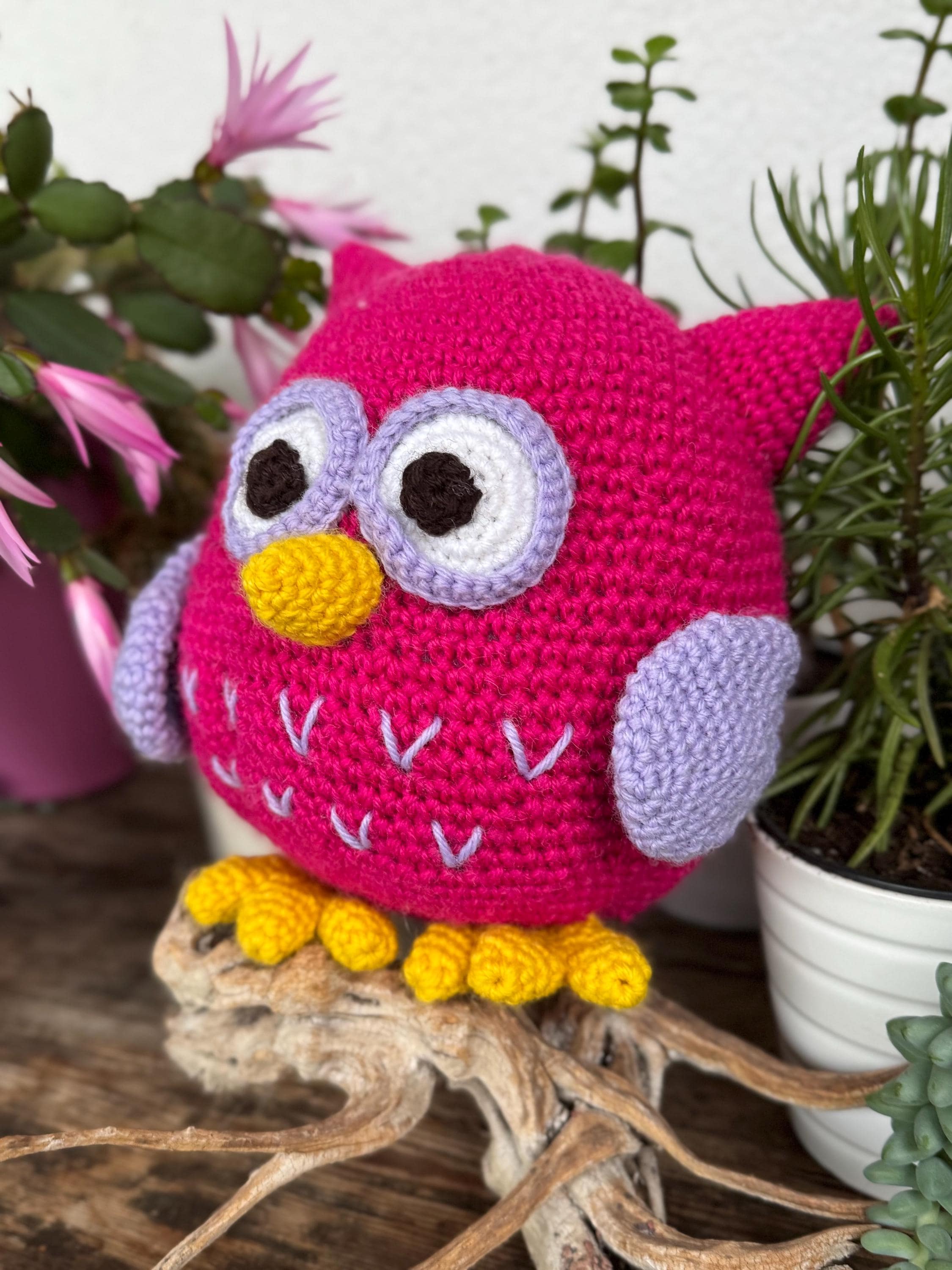 Owl Amigurumi Crochet - Handmade Owl Plush Toy - Woodland Nursery Decor