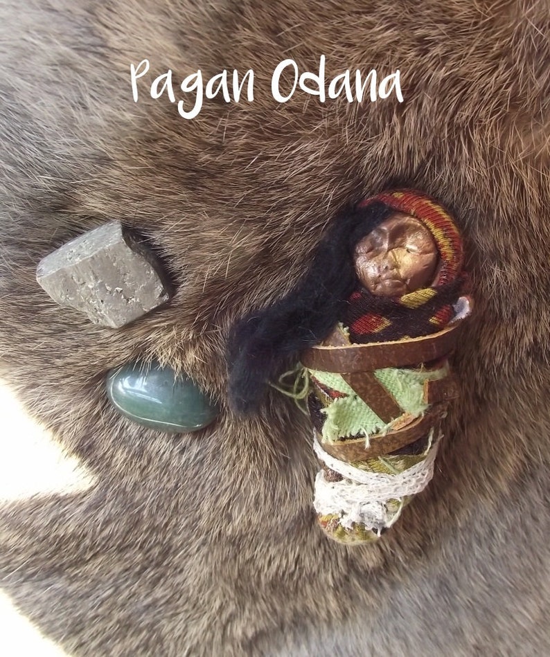 Gypsy Goddess Tiny Soul Doll Goddess nature Spirit Shaman image 0