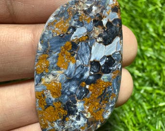 AAA+ Grade Pietersite Cabochon | Blue Brown Storm Stone Gemstone | Handmade Pietersite | Jewelry Making Cabochon.