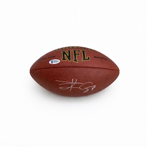 Travis Kelce Autographed Signed Ball Kansas City Chiefs Beckett COA image 1