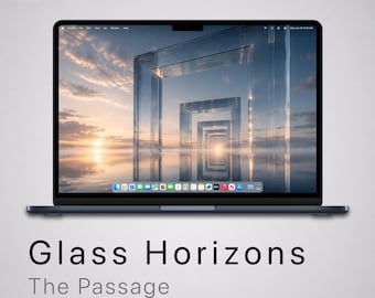 Mac-Hintergrundbild | Glass Horizons The Passage | MacBook-Hintergrund | Sofort-Download (JPEG)