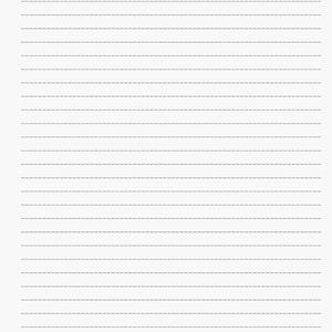 Op de afbeelding: Een blanco, gelijnd notitieblok met de woorden "DATUM" en "DAG" bovenaan. De lijnen zijn grijs en het papier is gebroken wit. Het notitieblok is ontworpen voor het schrijven van notities, lijsten of een dagboek.