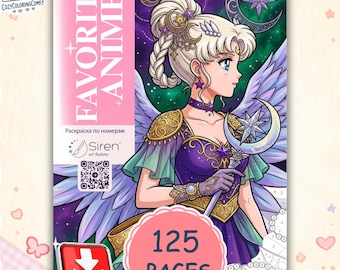 Mystery Coloring By Number, Coloring By Numbers Favorite, PDF Coloring By Number, Vol Ruso, Read the Description Before Buying