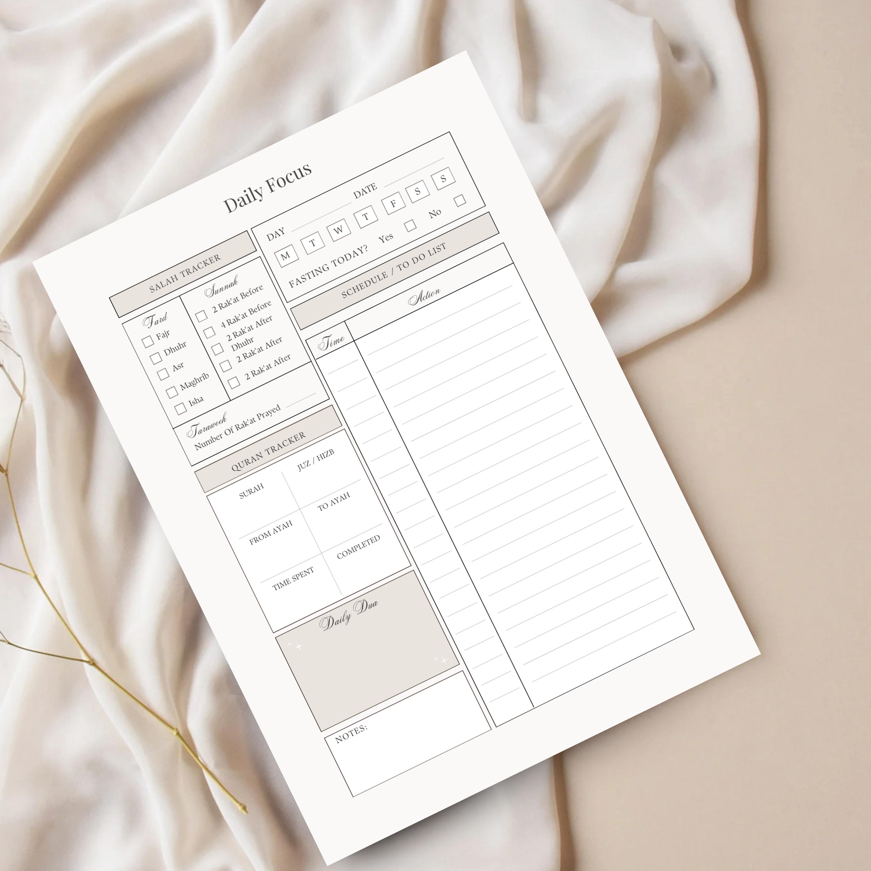 Ramadan Planner 2026 | Printable PDF | Islamic Digital Planner | Quran ...