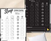 Sleep Tracker Printable | Weekly Sleep Log | Wellness & Rest Planner