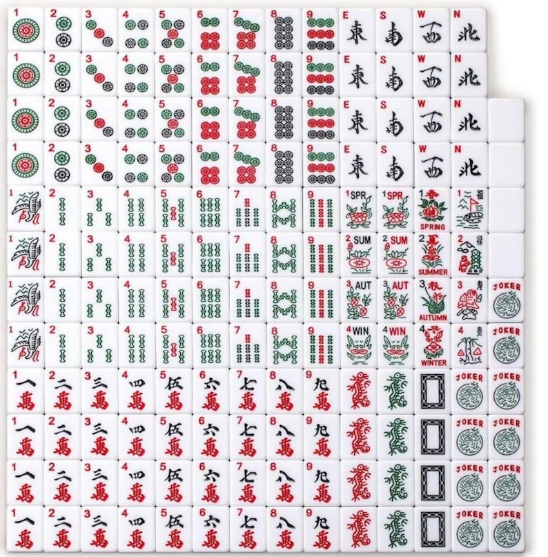 American Mahjong Tile Set – Studio Tiles, 166-Piece image 5