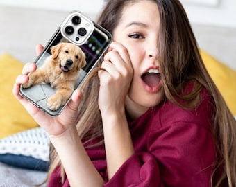 Cover personalizzata per iPhone con foto: Cover in TPU personalizzata per iPhone serie 16-14