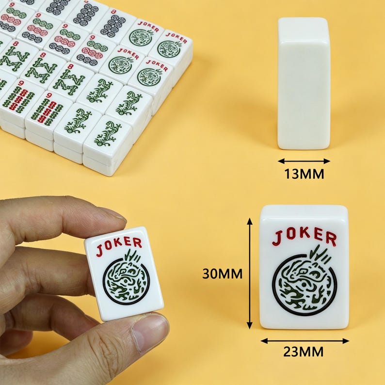 Mahjong Studios – Amerikanskt Mahjong-plattset (166 plattor), Mah Jong bild 2