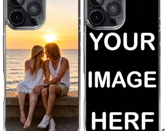 Custodia personalizzata per iPhone con foto: cover protettiva in TPU personalizzata per modelli di iPhone