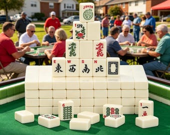 Set di tessere American Mahjong – Studio Tiles, 166 pezzi