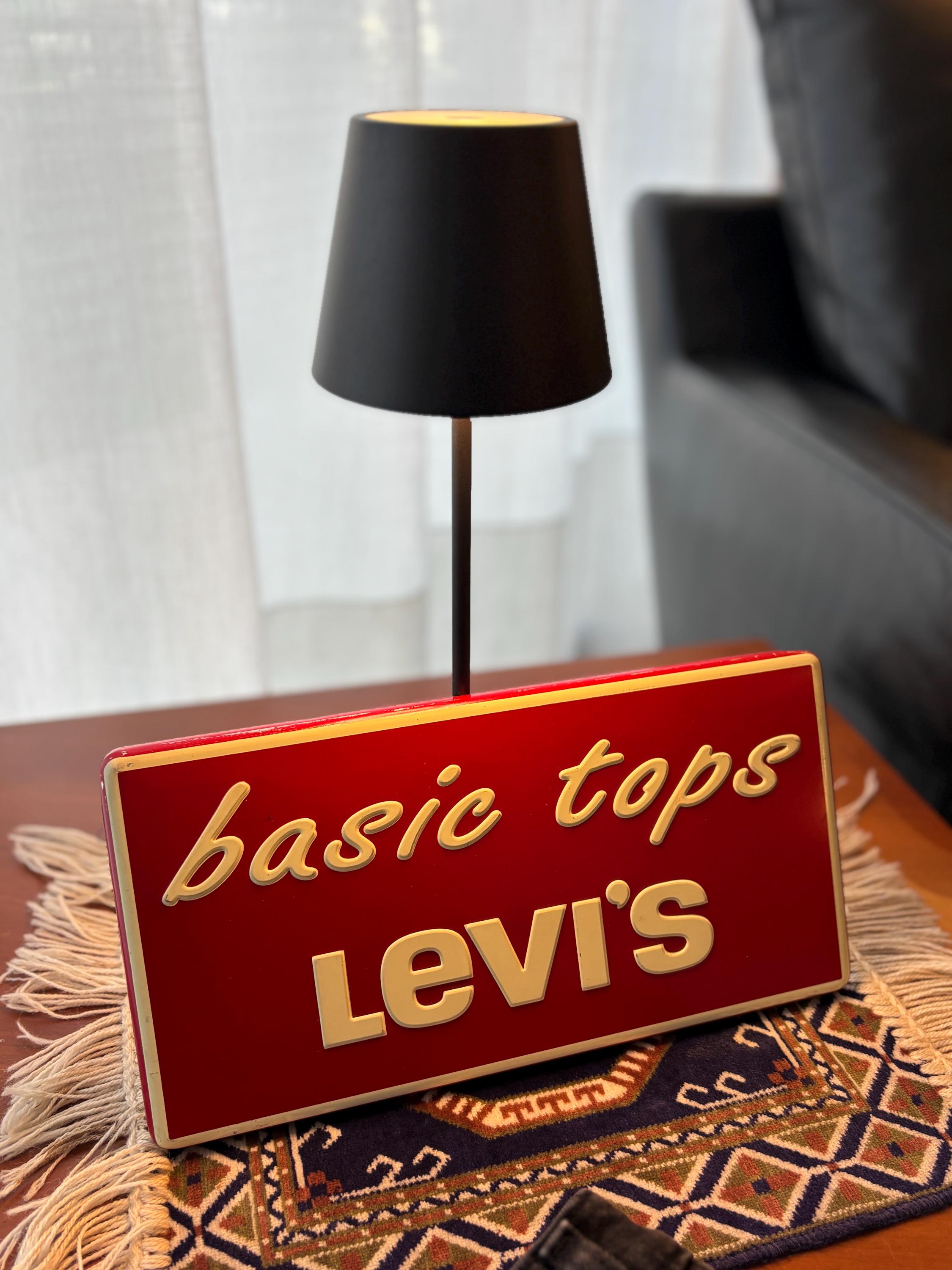 Vintage Levis Sign - Etsy