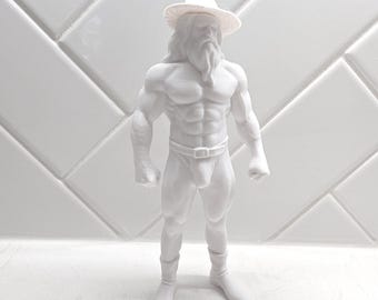 Modelo 3D del hechicero Samuel / Estatua de mago de fantasía (archivo STL de descarga instantánea)