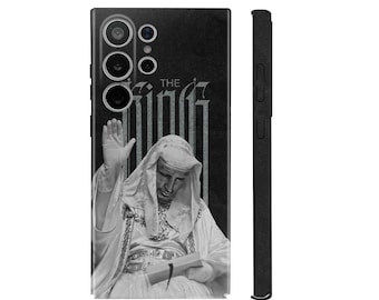 The King Phone Case | Inspired by Baldwin IV of Jerusalem | Dark Royal Authority Art