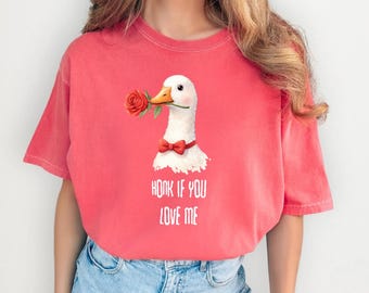 Honkers Sweatshirt, Honk if you love me Shirt, Funny T shirt, Funny Duck Shirt, Canadian Bird Lover T-shirt