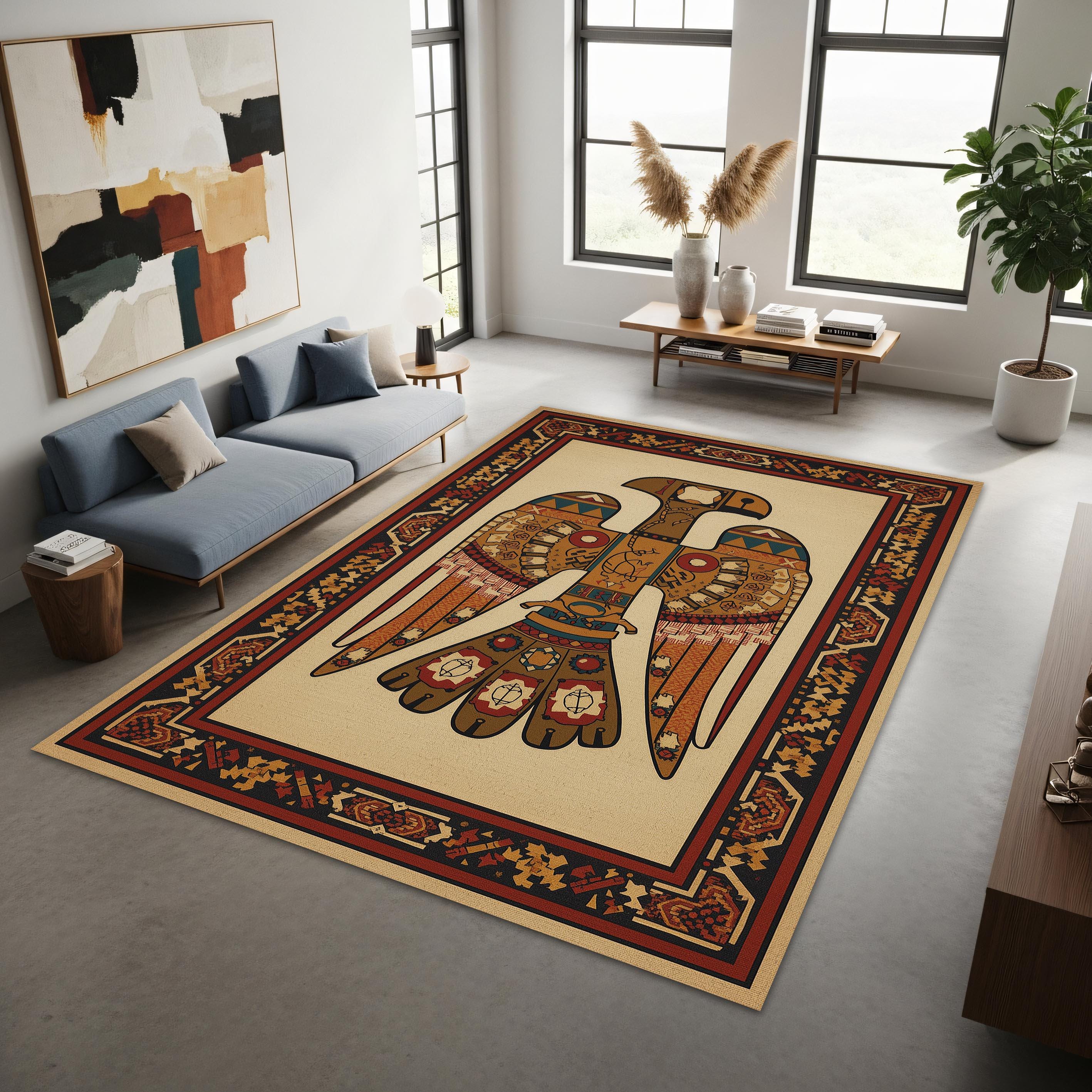 Thunderbird Rug - Etsy