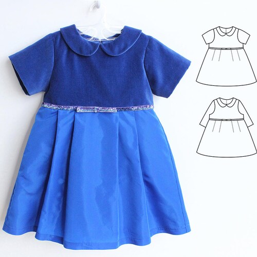 Baby Girl Dress PDF Sewing Pattern and Photo Tutorial Etsy