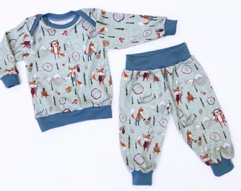 BUNDLE Top and Pants Children Baby Boy Girl Shirt and Pants pattern Pdf sewing, DUCKIE Knit Jersey Pajama, Kids toddler newborn - 6 yrs