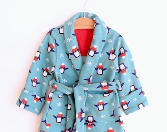 HUGSandCUDDLES Girl Boy Dressing gown pattern / Robe pattern Pdf sewing,  Toddler  Dressing gown / Robe 12 months up to 10 years