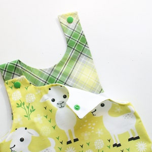 BAA BAA Girl Dress Pinafore sewing pattern Pdf, REVERSIBLE, Woven, newborn up to 10 years image 3