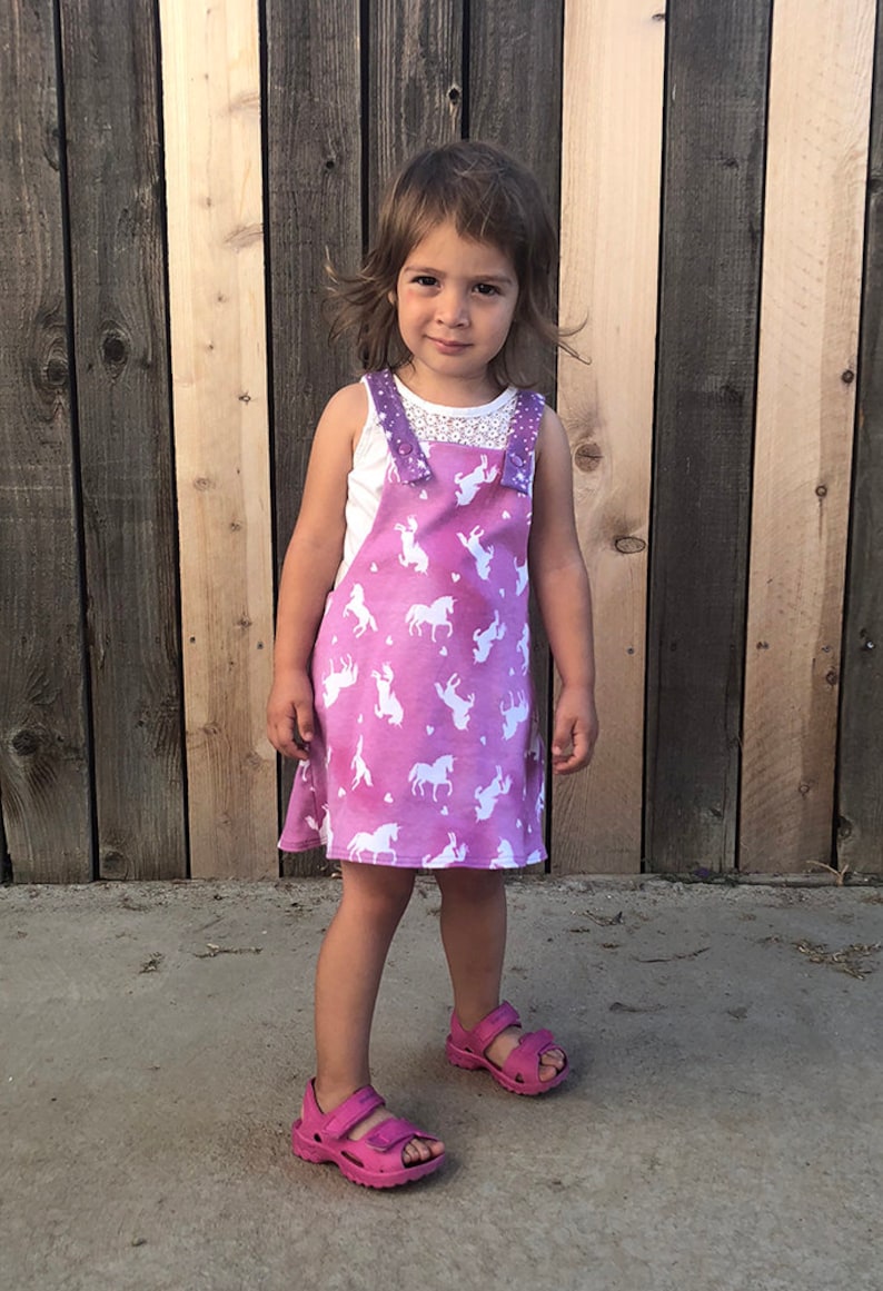 Girl Baby Girl Dress Sewing Pattern Pdf EASY Jersey Knit Etsy