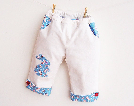 TENDER BUNNY Baby Boy Girl Pants sewing pattern Pdf Fully | Etsy