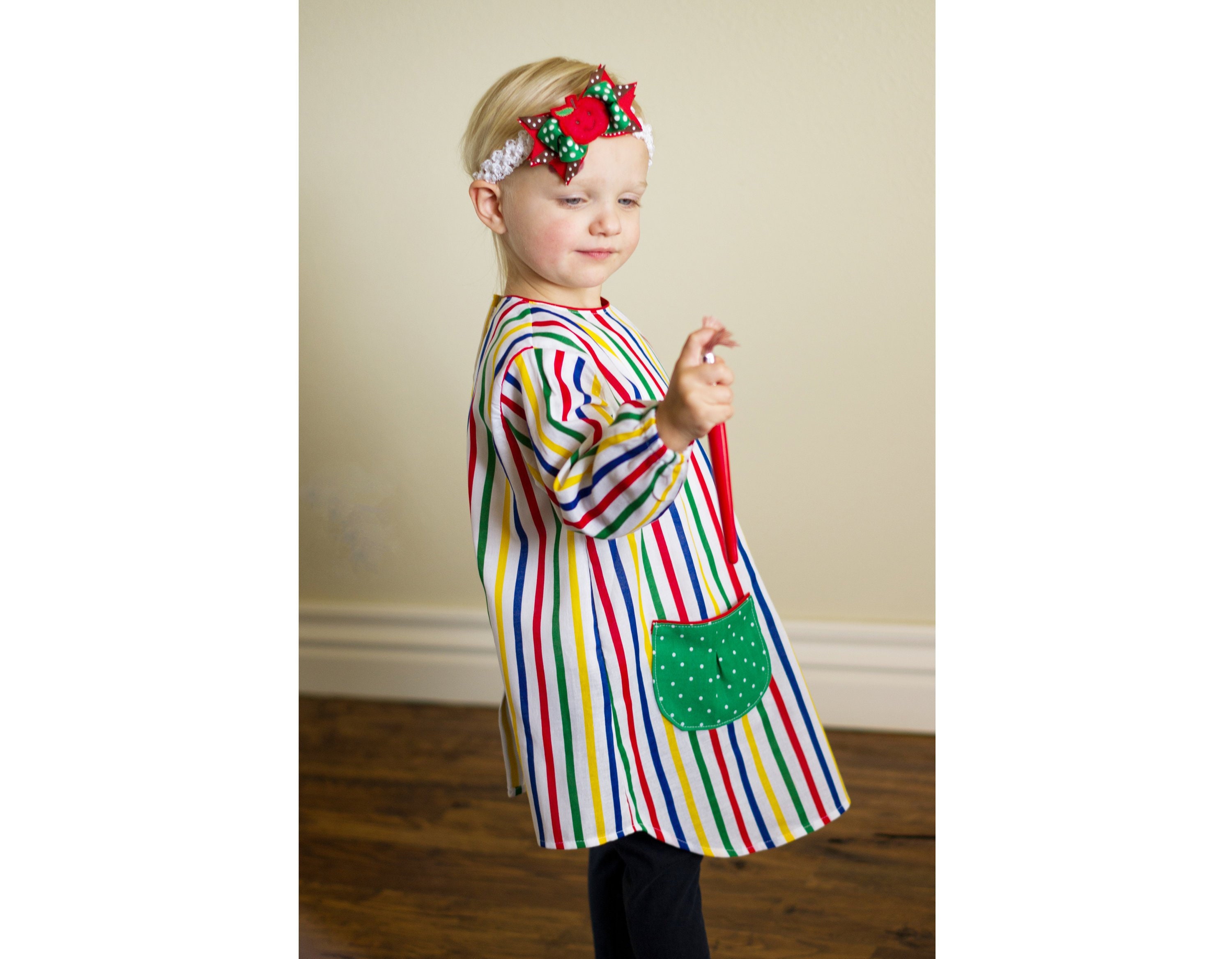 TWO Children Painting Overall pattern Pdf sewing APRONs Etsy