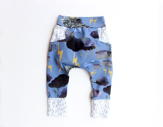 Knit Jersey Pants Pattern Newborn 10yrs STORMY Boy Girl Harem