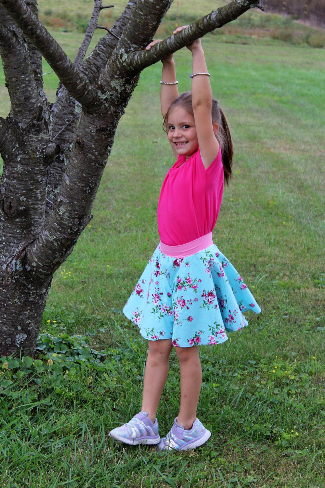 Girl Baby Girl Skirt Circle Skirt pattern Pdf sewing Jersey Etsy