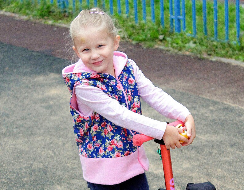 DRAGON Boy Girl Hooded Vest pattern Pdf sewing pattern Hoodie Etsy