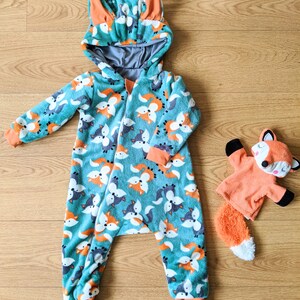 FOXY All-in-one Pattern Baby Romper Coverall Pattern Pdf - Etsy Canada