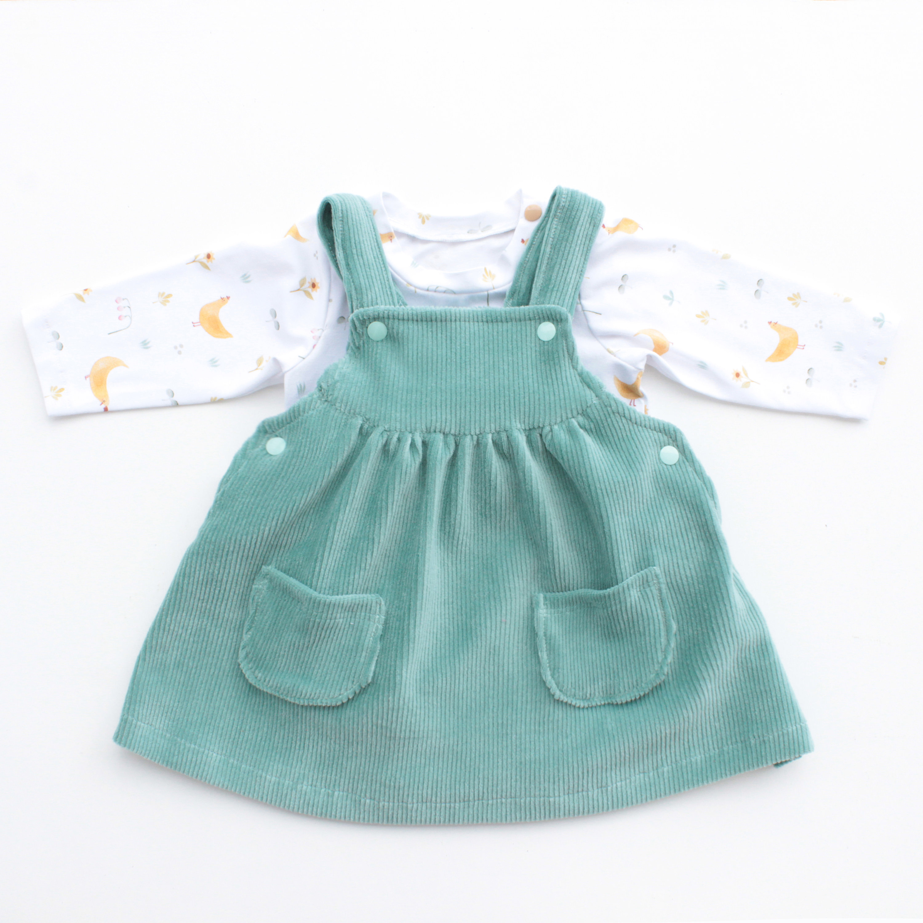 JAZZY Girl Dress Pinafore Sewing Pattern Pdf Knit and Woven