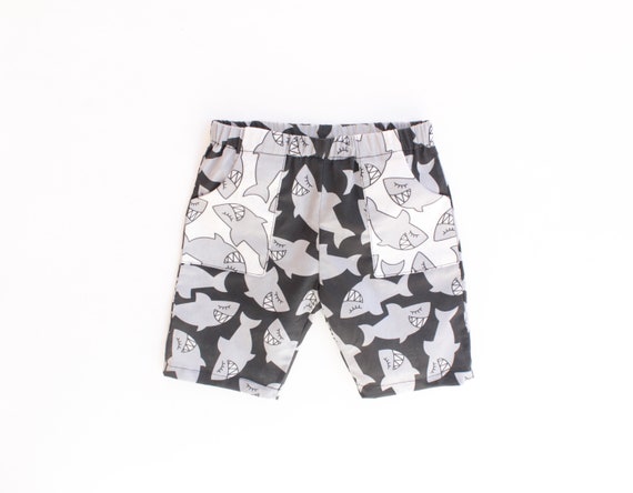 SHARKY Shorts Kids Shorts Pattern Pdf With Patch Pockets - Etsy