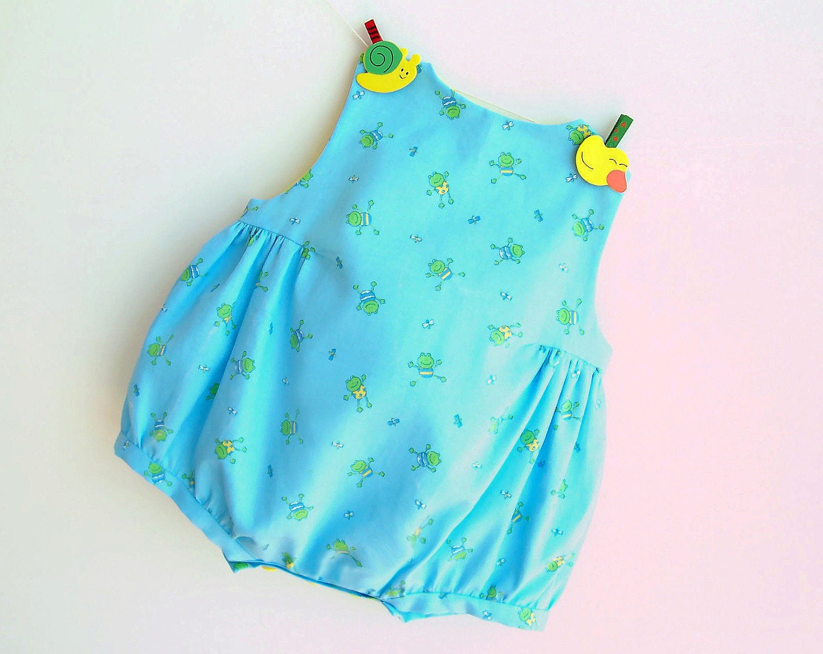 HAPPY FROG Baby Bubble Romper pattern Pdf sewing Overall Etsy México