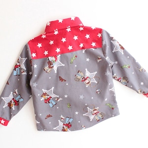 Boy Girl Shirt, YOKE Shirt Children Shirt Toddler Baby Shirt pattern Pdf sewing , Long and Short Sleeve, newborn up to 10 years image 5