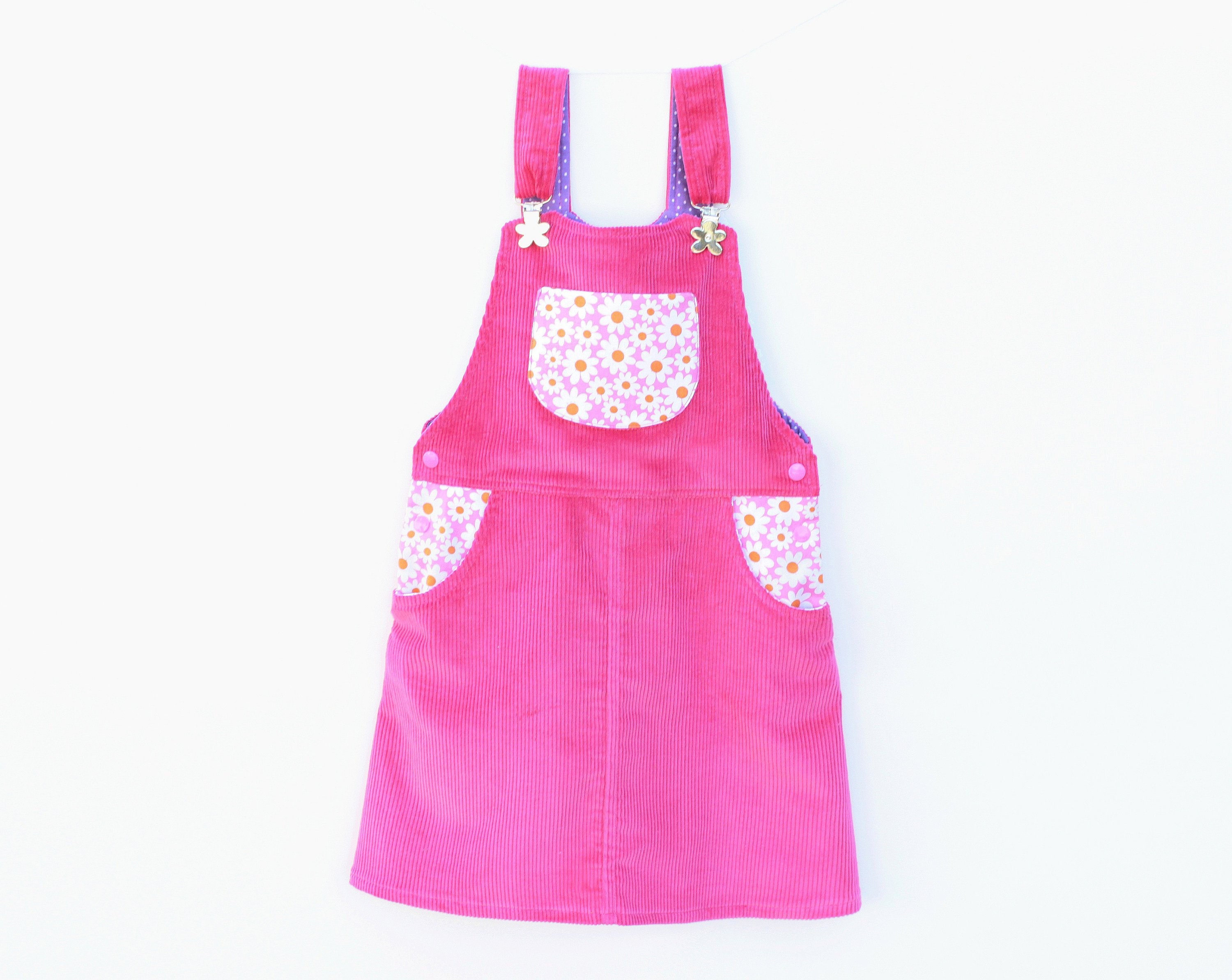 😍😍DIY Dungaree Skirt and Top for Kids  Suspender dress/pinafore dress  for baby girl / 2-3 year baby 