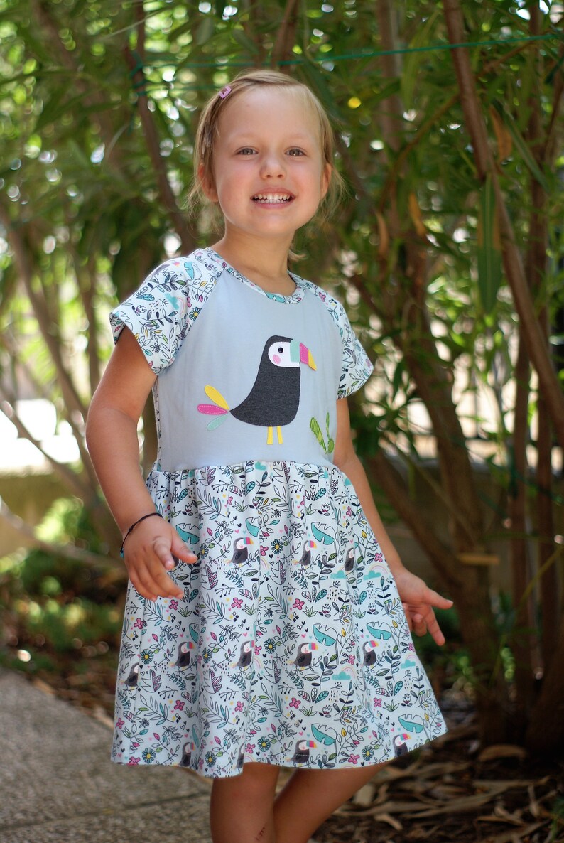 SWANK Girl Baby Girl Dress Pattern Pdf Girl Jersey Knit Dress Etsy