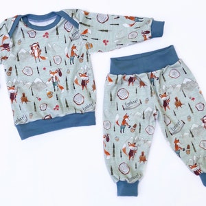 BUNDLE DUCKIE Children Baby Boy Girl Shirt and Pants pattern Pdf sewing, Knit Jersey Pajama, Kids toddler newborn 6 yrs image 4
