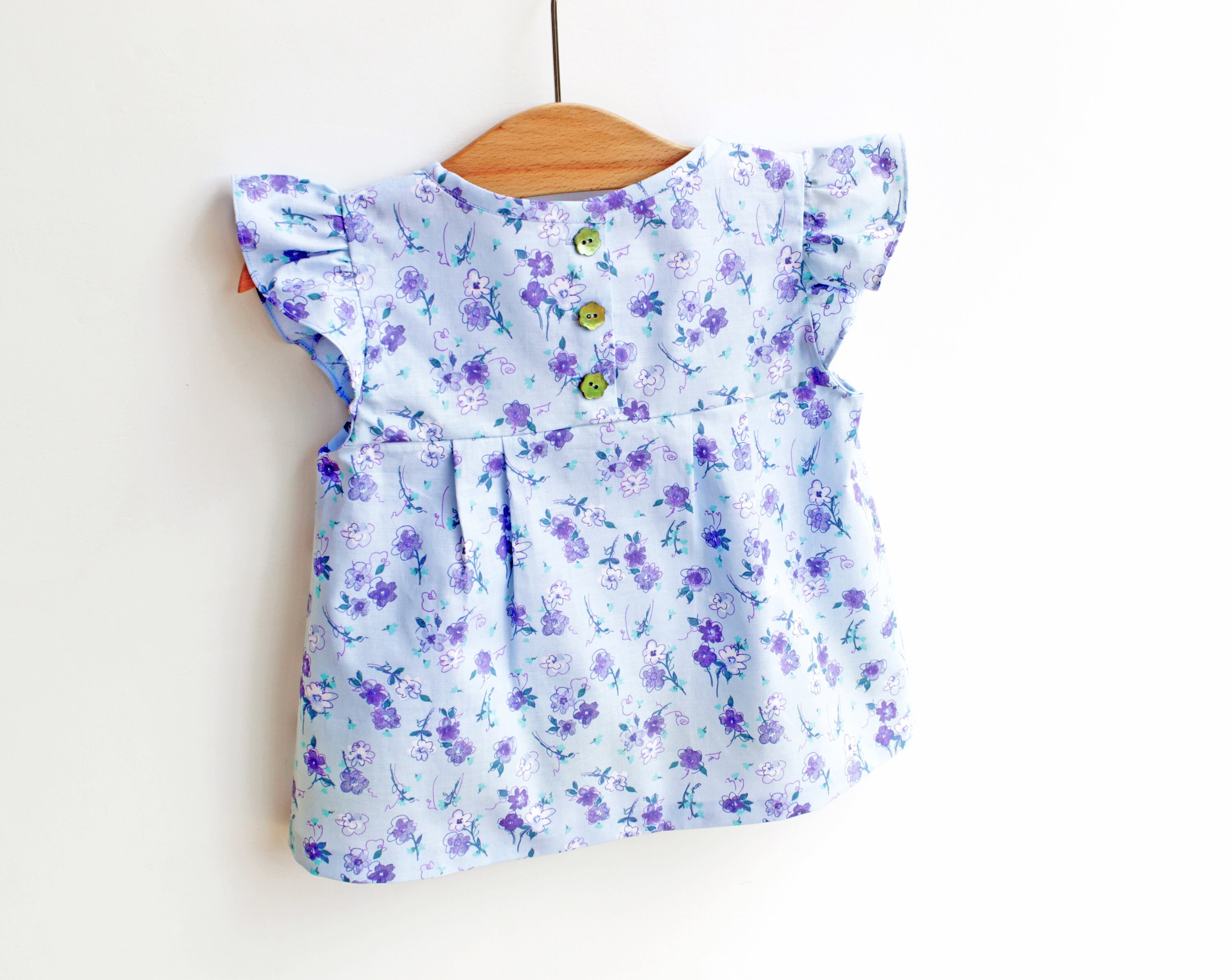 LIBERTY Style Girl Blouse Tunic Top Shirt sewing pattern Pdf | Etsy