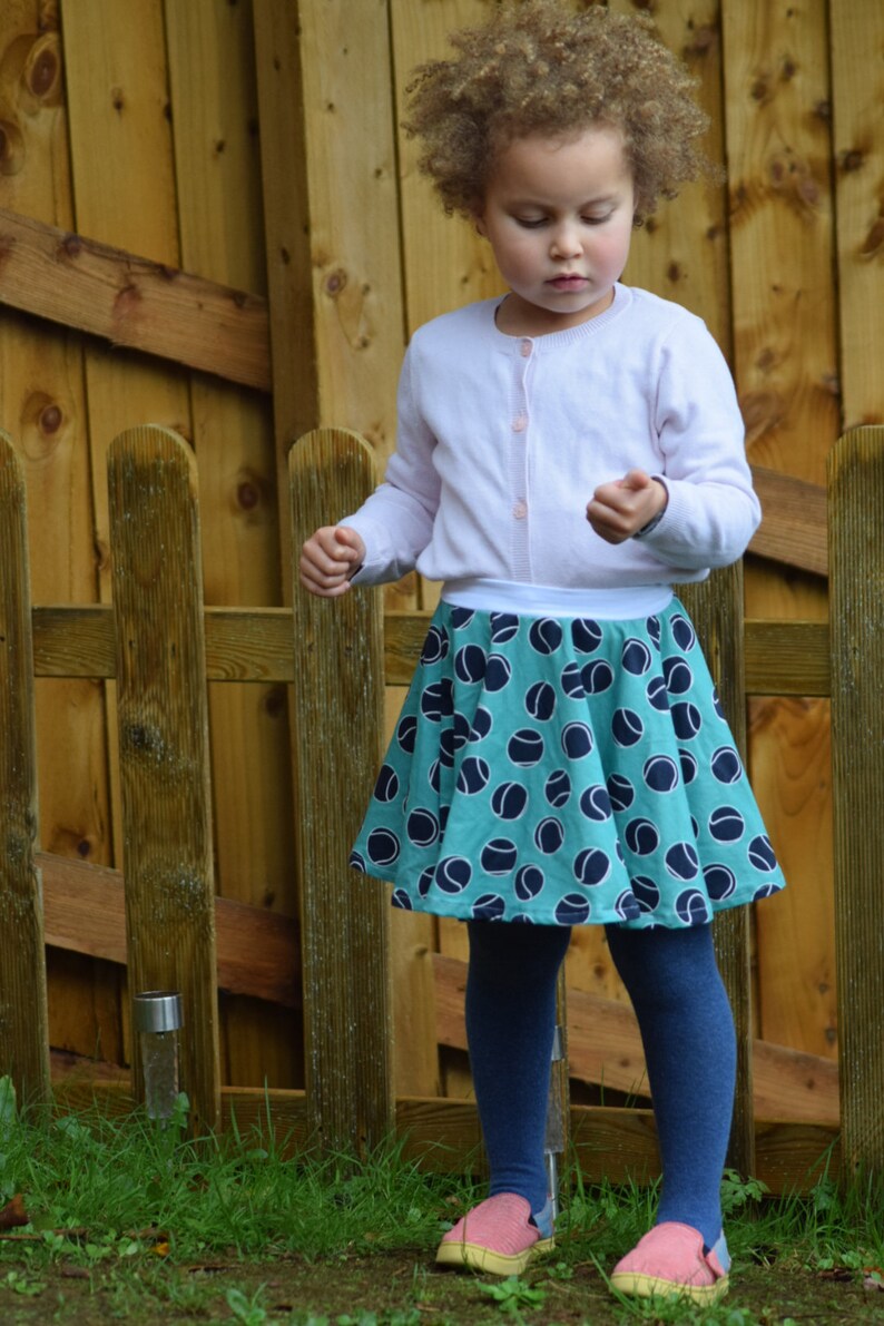 Girl Baby Girl Skirt Circle Skirt Pattern Pdf Sewing Jersey Etsy UK