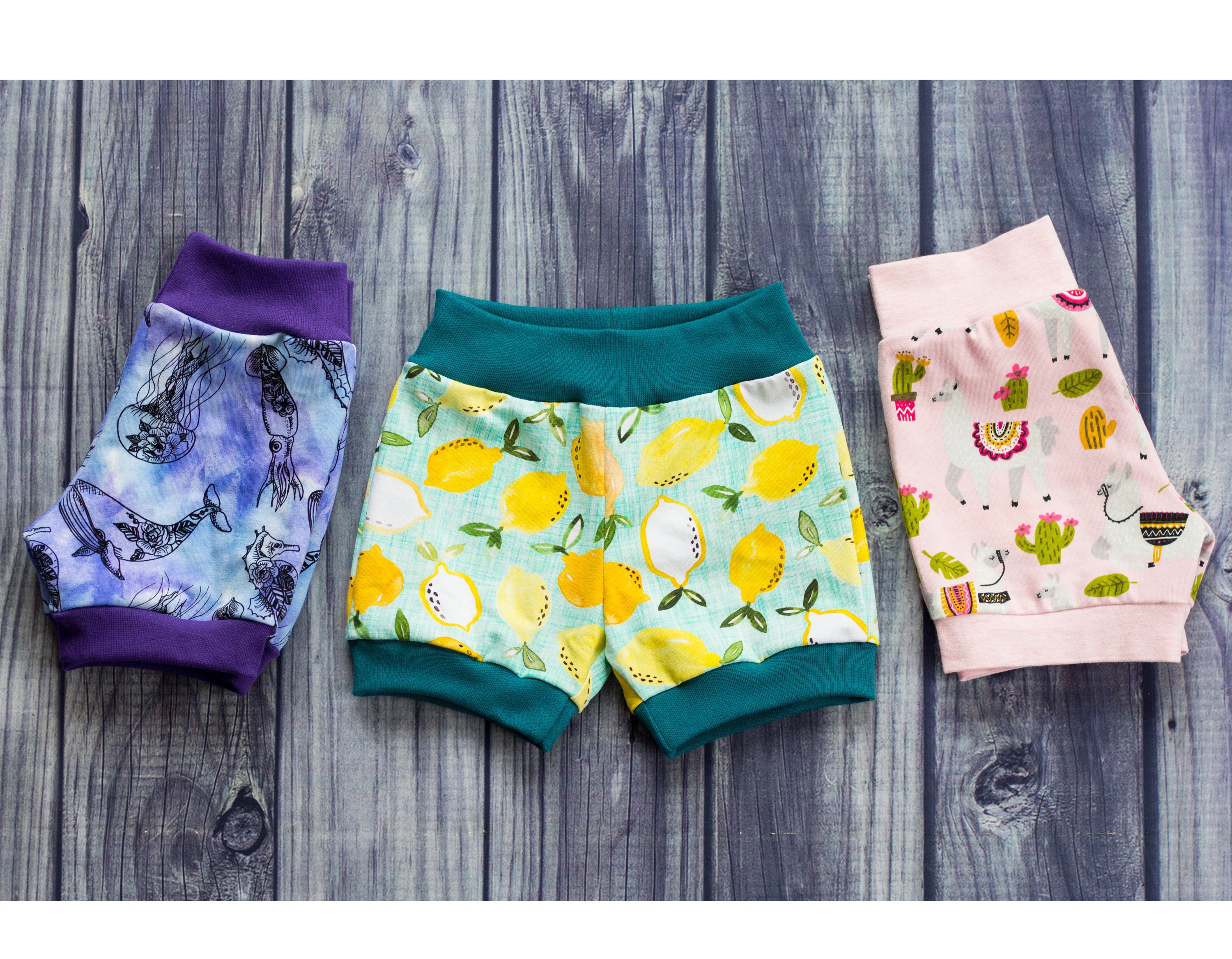 Kids Shorts Pattern Sewing Pdf Cheeky Knit Boy Girl Shorts Etsy