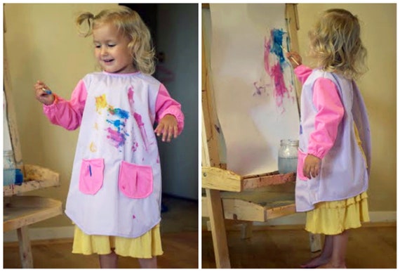 Taille L Tablier Peinture Enfants Art Smock Cuisson - Temu France