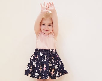 TWINKLE Girl Baby Girl Skirt sewing pattern Pdf, Woven Skirt, Toddler skirt, preemie - newborn - 10 years