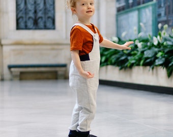 Modèle de couture barboteuse tablier pdf, mignon, tissé et tricot, prématuré jusqu'à 6 ans