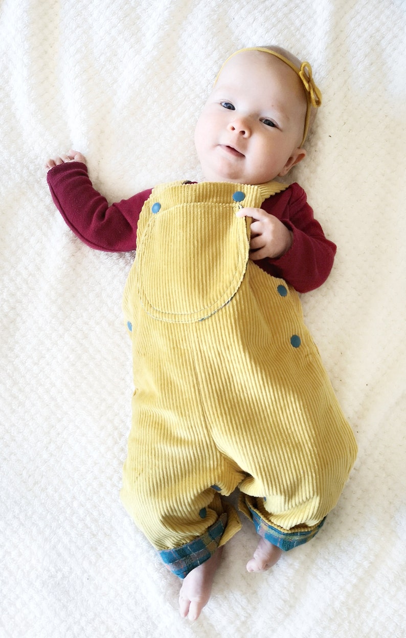 AHOY LINED Reversible Romper sewing pattern Pdf, Toddler Baby Boy Girl Dungaree Jon Jon Jumper, Leg opening, newborn up to 4 years image 5