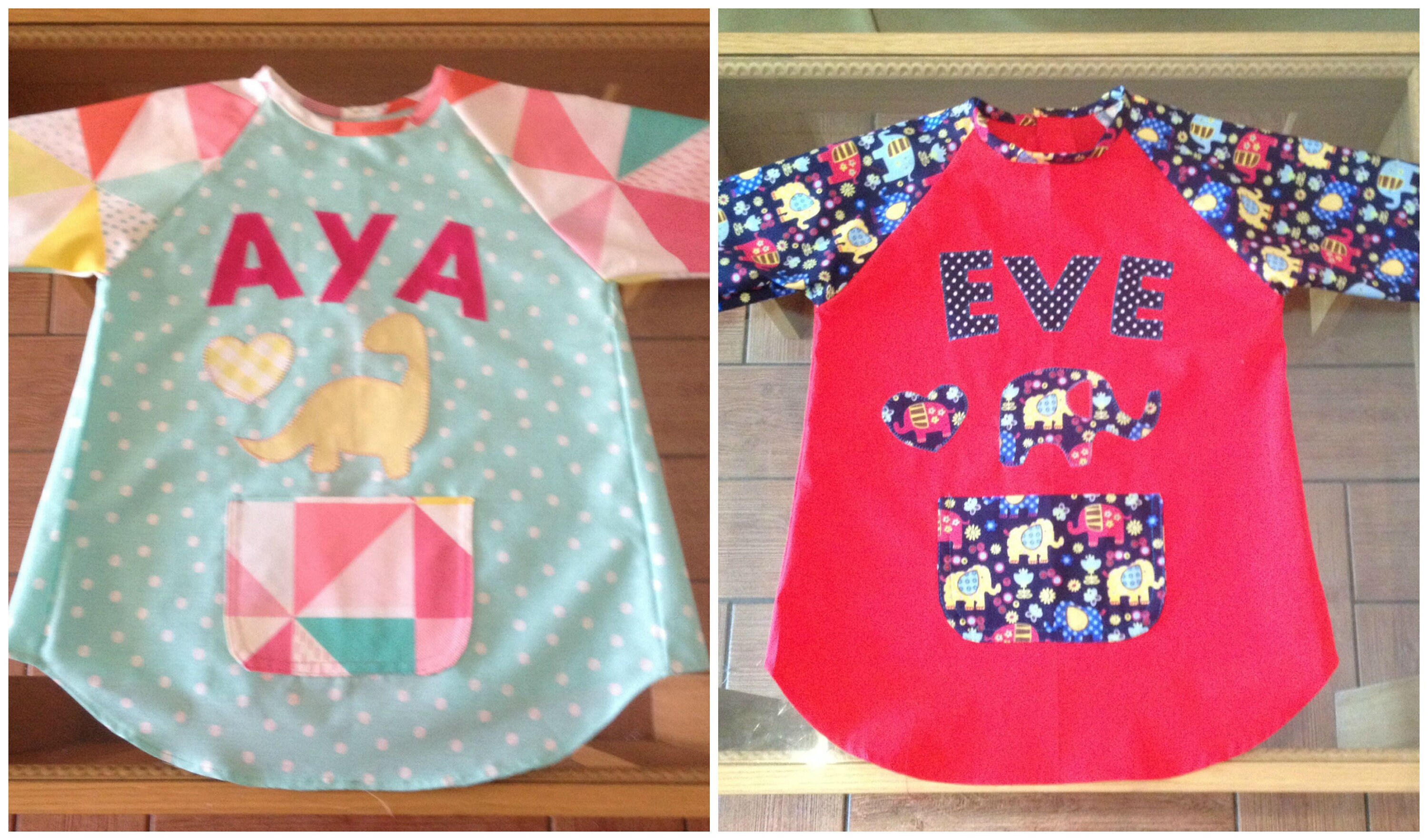 FLOWER APRON SMOCK Sewing Pattern Pdf Raglan Sleeves Etsy Canada