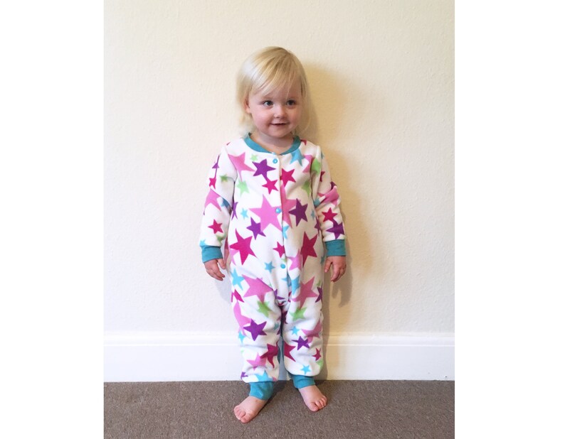 Baby Boy Baby Girl Romper Pattern Pajamas Pattern CATNAP Etsy